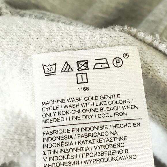 Athleta Apollo Crewneck Sweatshirt Size Medium Gray Pullover Athleisure - Picture 11 of 12